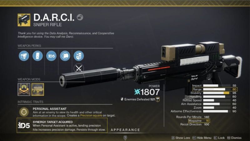 Destiny 2: How to Get DARCI Sniper Rifle?