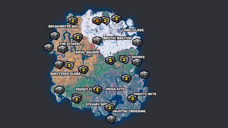 Fortnite: All Republic Chest Locations