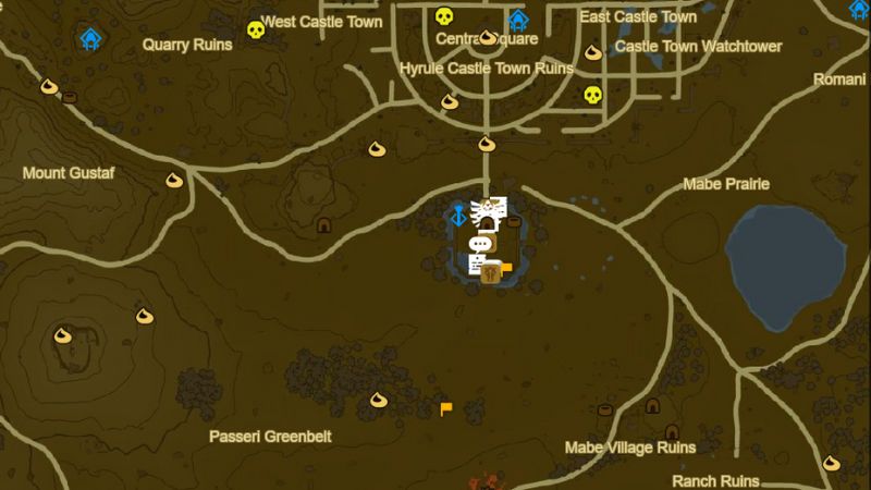 Kakariko Village Map and Location in Tears of the Kingdom