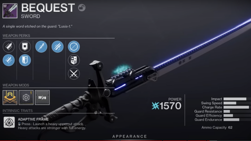 Destiny 2: Deep Stone Crypt Loot Table