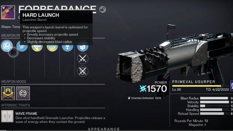 Destiny 2: How To Get Forbearance and Its God Roll