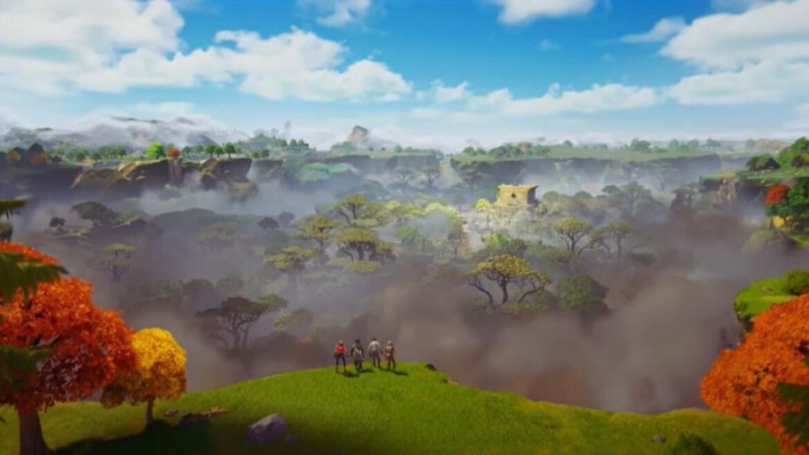 Fortnite: How To Fall 25 Meters From Grind Vine