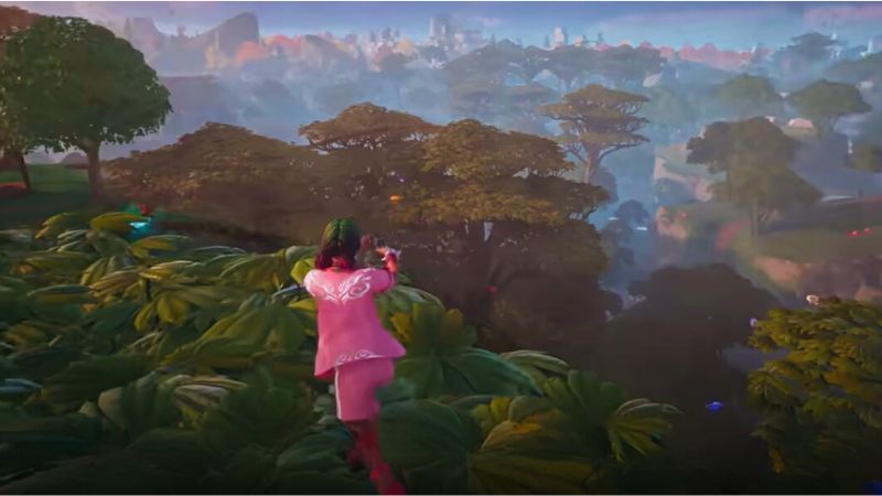 Fortnite: How To Fall 25 Meters From Grind Vine