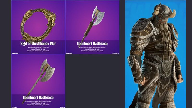 How To Get Free Elder Scrolls Backbling In Fortnite