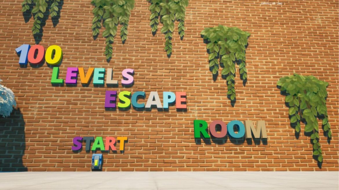 How To Play 100 Level Escape Room In Fortnite