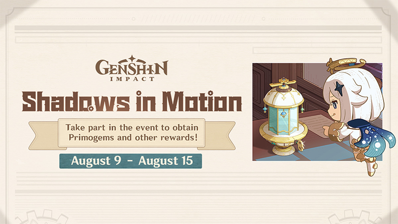 Gemshin Impact: Shadows in Motion Web Event Guide