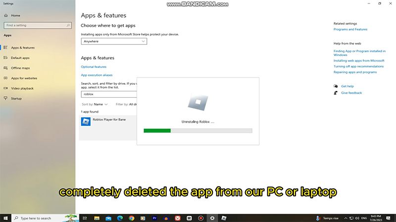 How to Uninstall Roblox