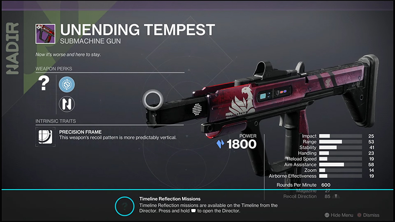 Unending Tempest God Roll In Destiny 2