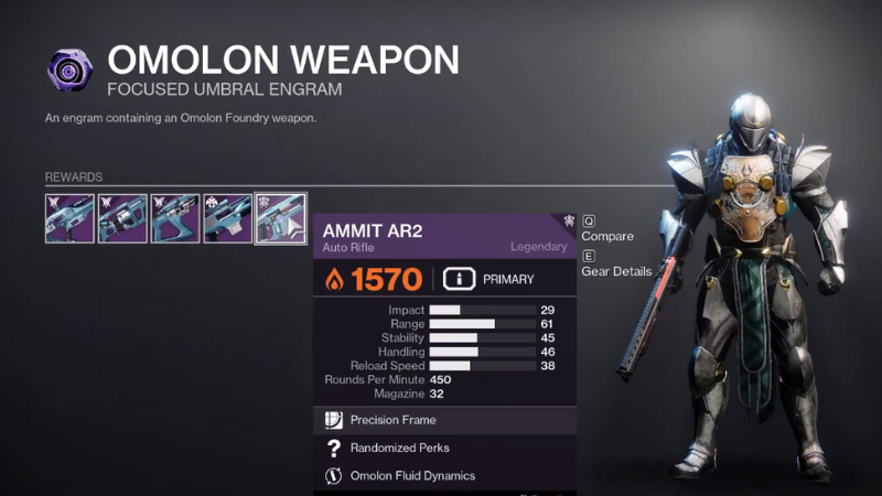 Getting the Ammit AR2 in Destiny 2