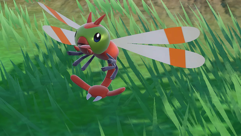 How To Get and Evolve Yanma in Scarlet Violet DLC