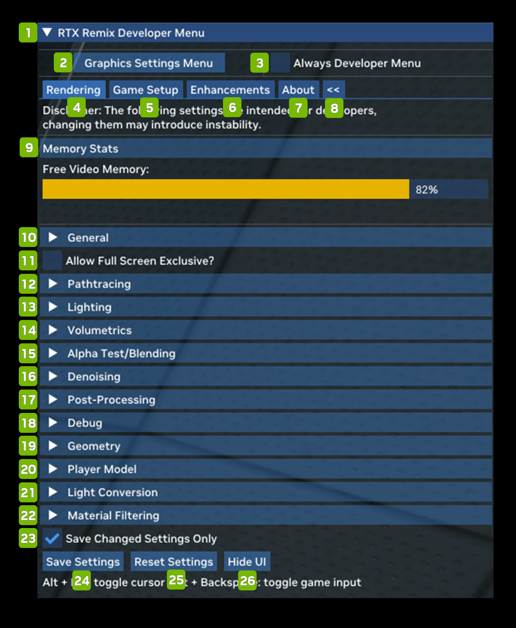 How to Access the RTX Menu